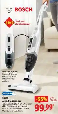 Lidl BOSCH Akku-Staubsauger Angebot