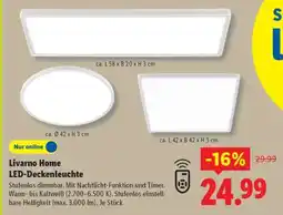 Lidl LIVARNO home LED-Deckenleuchte Angebot