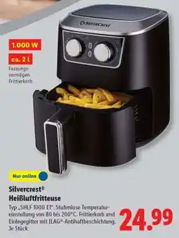 Lidl Silvercrest Heißluftfritteuse Angebot