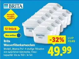 Lidl Brita Wasserfilterkartuschen Angebot