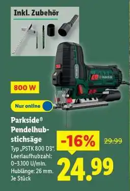 Lidl PARKSIDE Pendelhubstichsäge Angebot