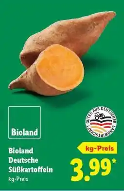 Lidl Bioland Deutsche Süßkartoffeln Angebot