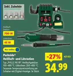 Lidl PARKSIDE Heißluft- und Lötstation Angebot