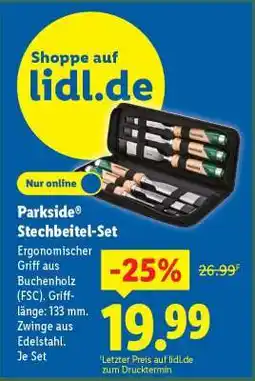 Lidl PARKSIDE Stechbeitel-Set Angebot