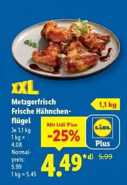 Lidl Metzgerfrisch Frische Hähnchenflügel Angebot