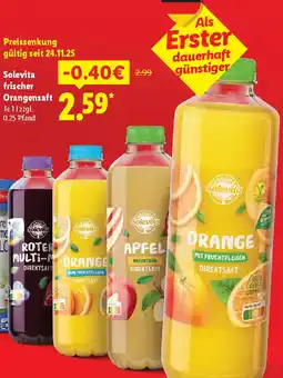 Lidl Solevita Frischer Orangensaft Angebot