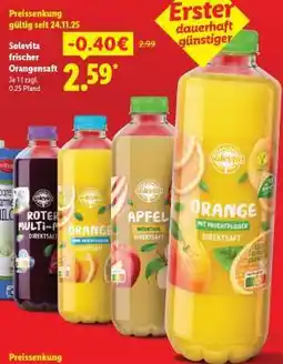 Lidl Solevita Frischer Orangensaft Angebot