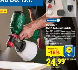 Lidl Parkside HVLP-Farbspritzpistole Angebot