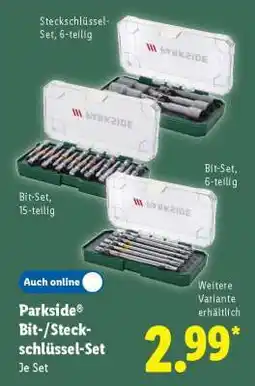 Lidl PARKSIDE Bit-/Steckschlüssel-Set Angebot