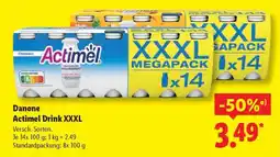 Lidl Actimel Drink XXXL Angebot