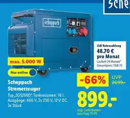 Lidl Scheppach Stromerzeuger Angebot