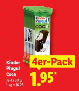 Lidl Kinder Pingui Coco Angebot