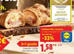 Lidl Schinken- Käse-Croissant Angebot