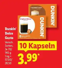 Lidl Dunkin' Dolce Gusto Angebot