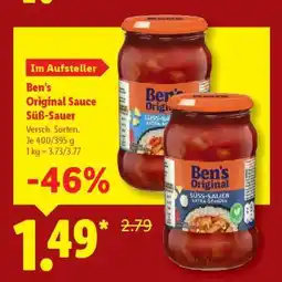 Lidl Ben’s Original Sauce Süß-Sauer Angebot