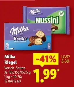 Lidl MILKA Riegel Angebot