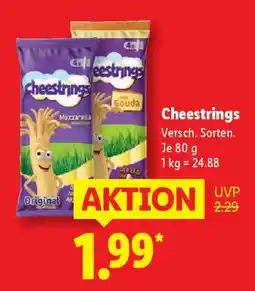 Lidl Cheestrings Angebot