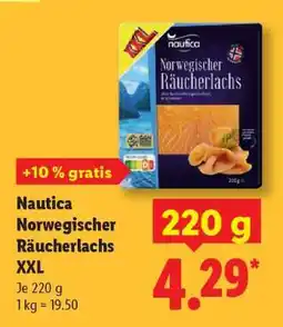 Lidl Nautica Norwegischer Räucherlachs XXL Angebot