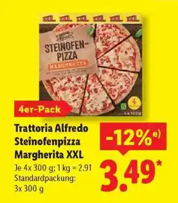Lidl Trattoria Alfredo Steinofenpizza Margherita XXL Angebot