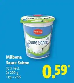 Lidl Milbona Saure Sahne Angebot