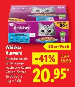 Lidl Whiskas Auswahl Angebot