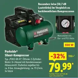 Lidl PARKSIDE Silent Kompressor Angebot