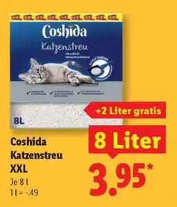 Lidl Coshida Katzenstreu XXL Angebot