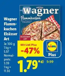 Lidl Wagner Flammkuchen Elsässer Art Angebot