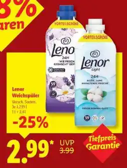 Lidl Lenor Weichspüler Angebot