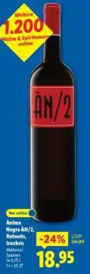 Lidl Ànima Negra ÀN/2, Rotwein, trocken Angebot