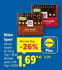 Lidl Ritter Sport Angebot