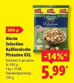 Lidl Alesto Selection Kalifornische Pistazien XXL Angebot
