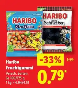 Lidl Haribo Fruchtgummi Angebot