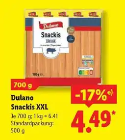 Lidl Dulano Snackis XXL Angebot