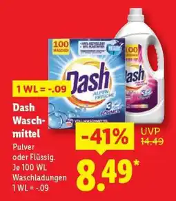 Lidl Dash Waschmittel Angebot