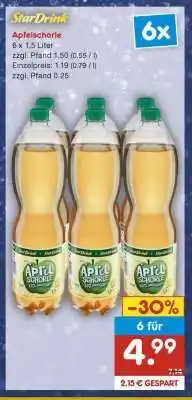 Netto Marken-Discount Apfelschorle Angebot