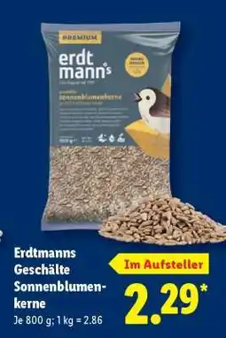 Lidl Erdtmanns Geschälte Sonnenblumenkerne Angebot