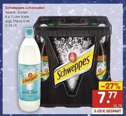 Netto Marken-Discount Schweppes Limonaden Angebot