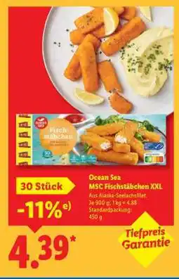 Lidl Ocean Sea MSC Fischstäbchen XXL Angebot