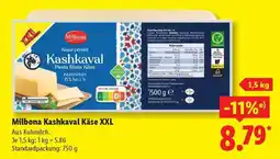 Lidl Milbona Kashkaval Käse XXL Angebot