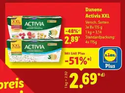 Lidl Danone Activia XXL Angebot