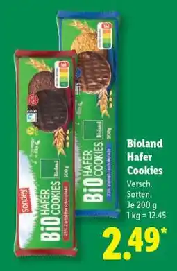 Lidl Bioland Hafer Cookies Angebot