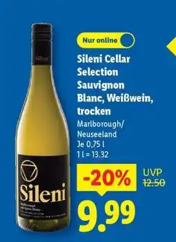 Lidl Sileni Cellar Selection Sauvignon Blanc, Weißwein, trocken Angebot