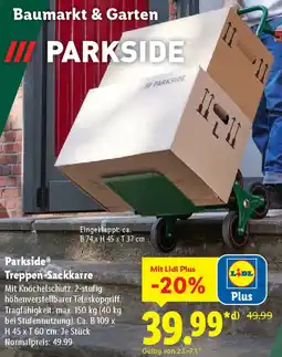 Lidl Parkside Treppen-Sackkarre Angebot