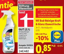 Lidl W5 Bad-Reiniger Kraft & Glanz Ozeanfrische Angebot