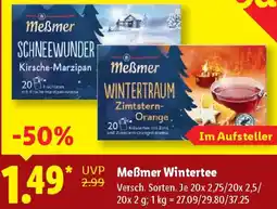 Lidl Meẞmer Wintertee Angebot