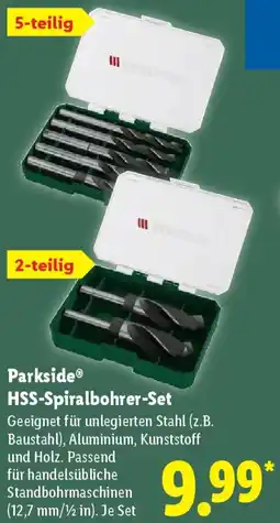 Lidl Parkside HSS-Spiralbohrer-Set Angebot