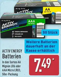 Aldi Nord ACTIV ENERGY Batterien Angebot