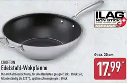 Aldi Nord CROFTON Edelstahl-Wokpfanne Angebot