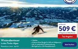 Aldi Nord Winterabenteuer in den Tiroler Alpen Angebot